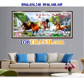 Tranh thêu mã đáo thành công